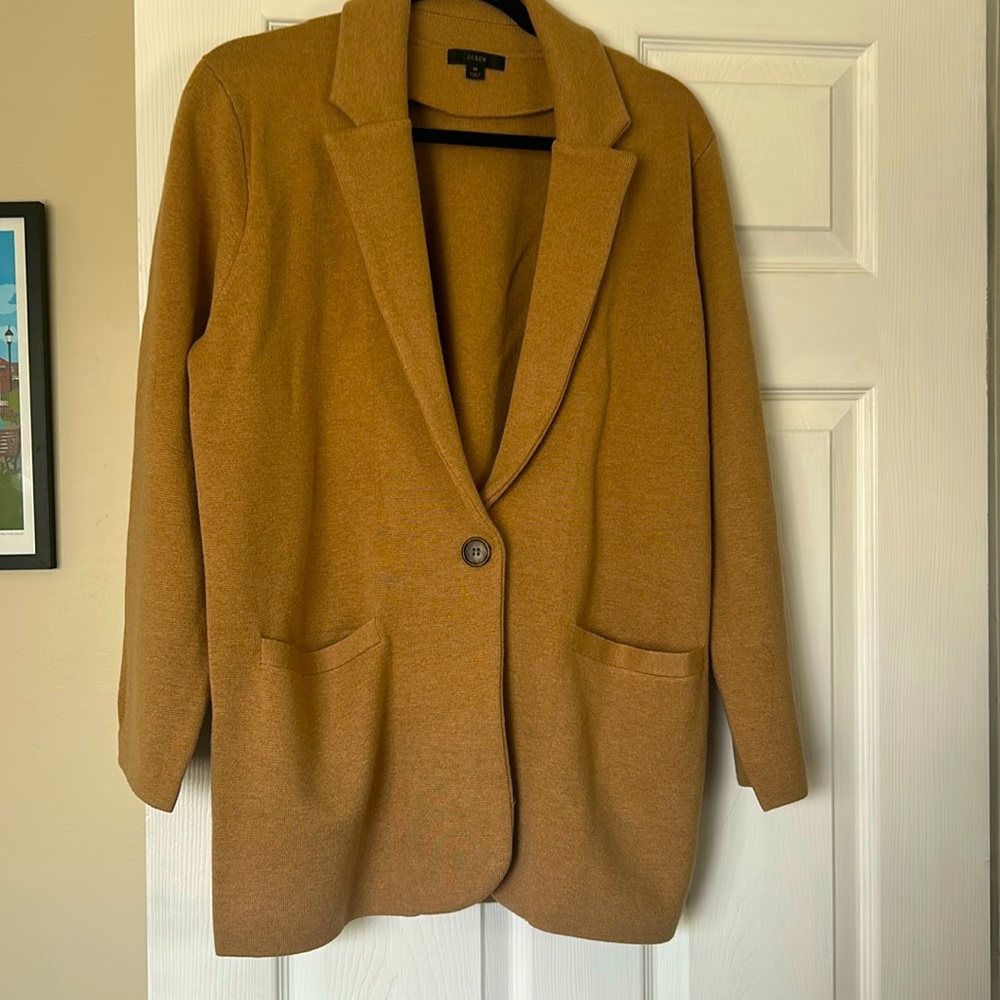 Ladies I crew sweater blazer